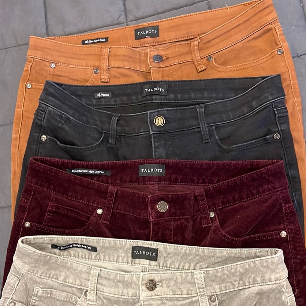 4 total Talbots pants Collection - Multicolor
